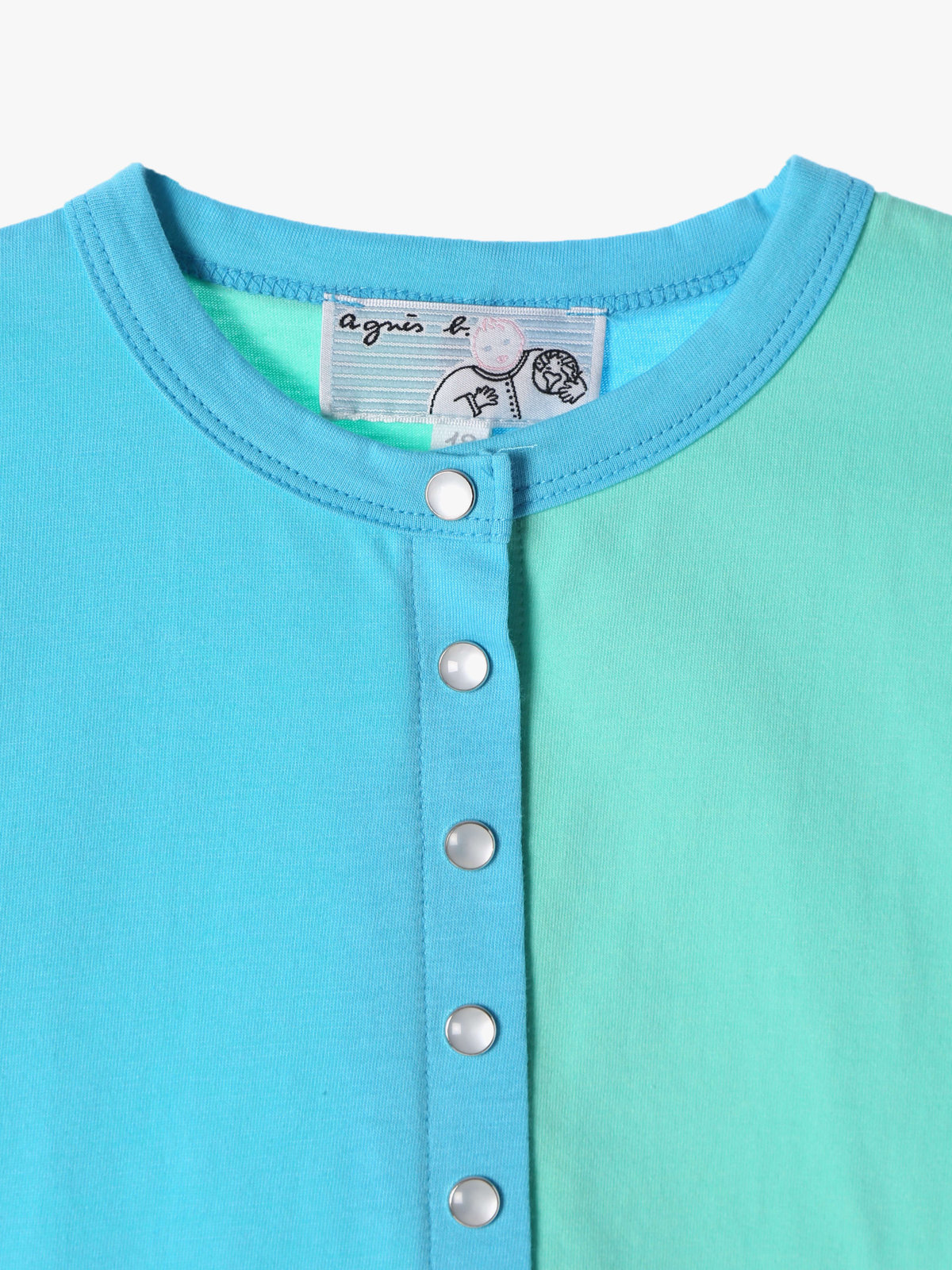 ENFANT ベビー JF59 L CARDIGAN ベビー カーディガン ブルー