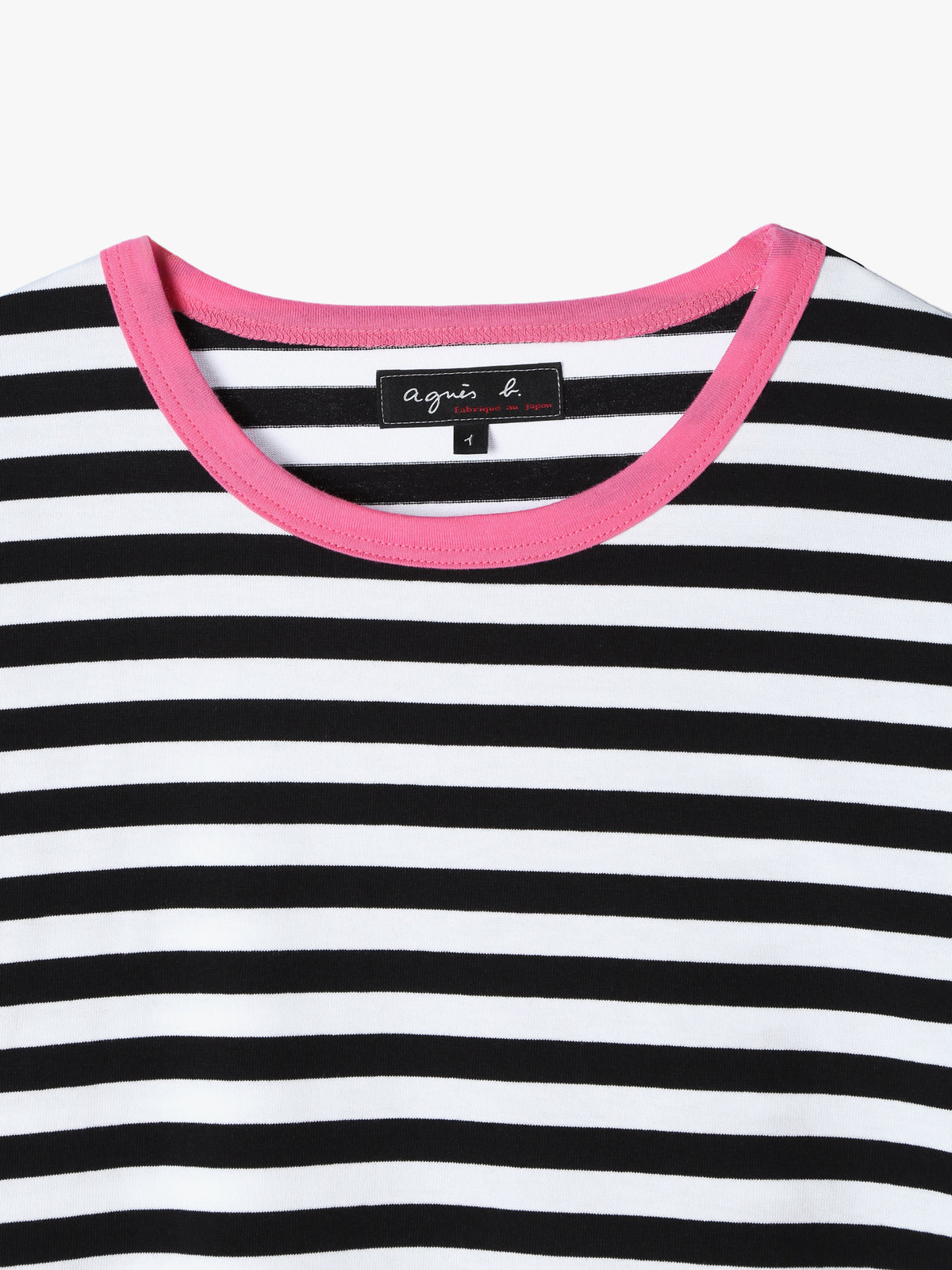 HOMME メンズ メンズ 細ボーダー コットン 長袖 Tシャツ ”Coulos” ブラック