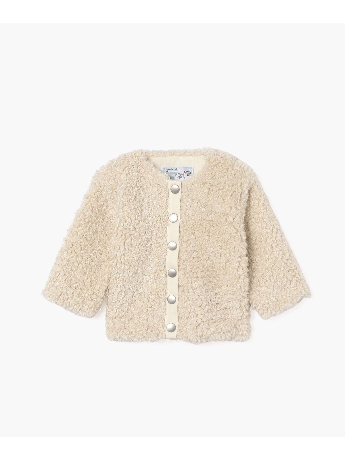 ENFANT ベビー UBR3 L CARDIGAN ベビー カーディガンプレッション ベージュ系その他