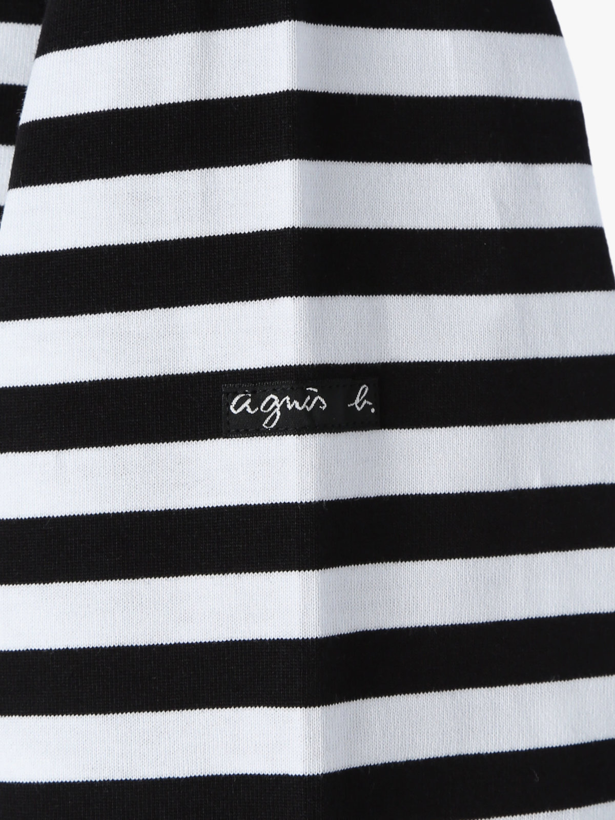 HOMME メンズ メンズ 細ボーダー コットン 長袖 Tシャツ ”Coulos” ブラック