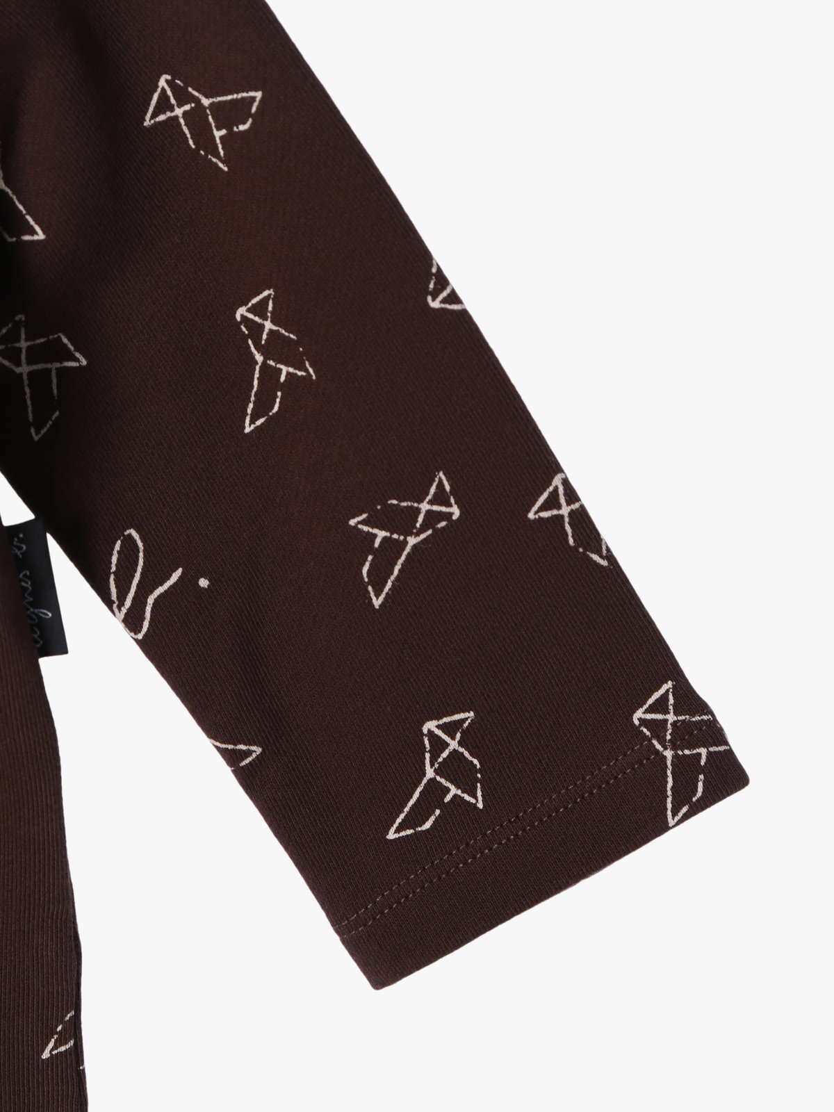 ENFANT ベビー 【Outlet】ベビー プリント コットン 長袖 スウェット ブラウン系その他