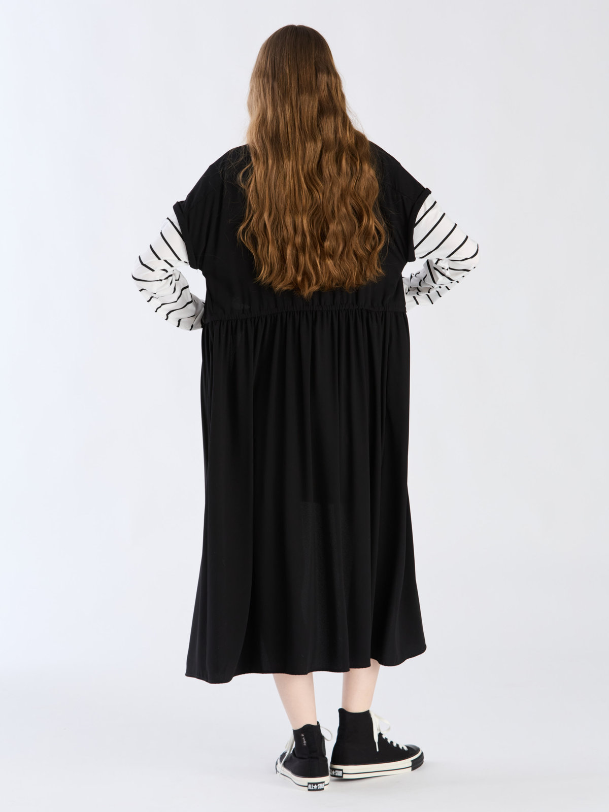 To b. by agnès b. 【Outlet】レディードレスポリエステル ブラック