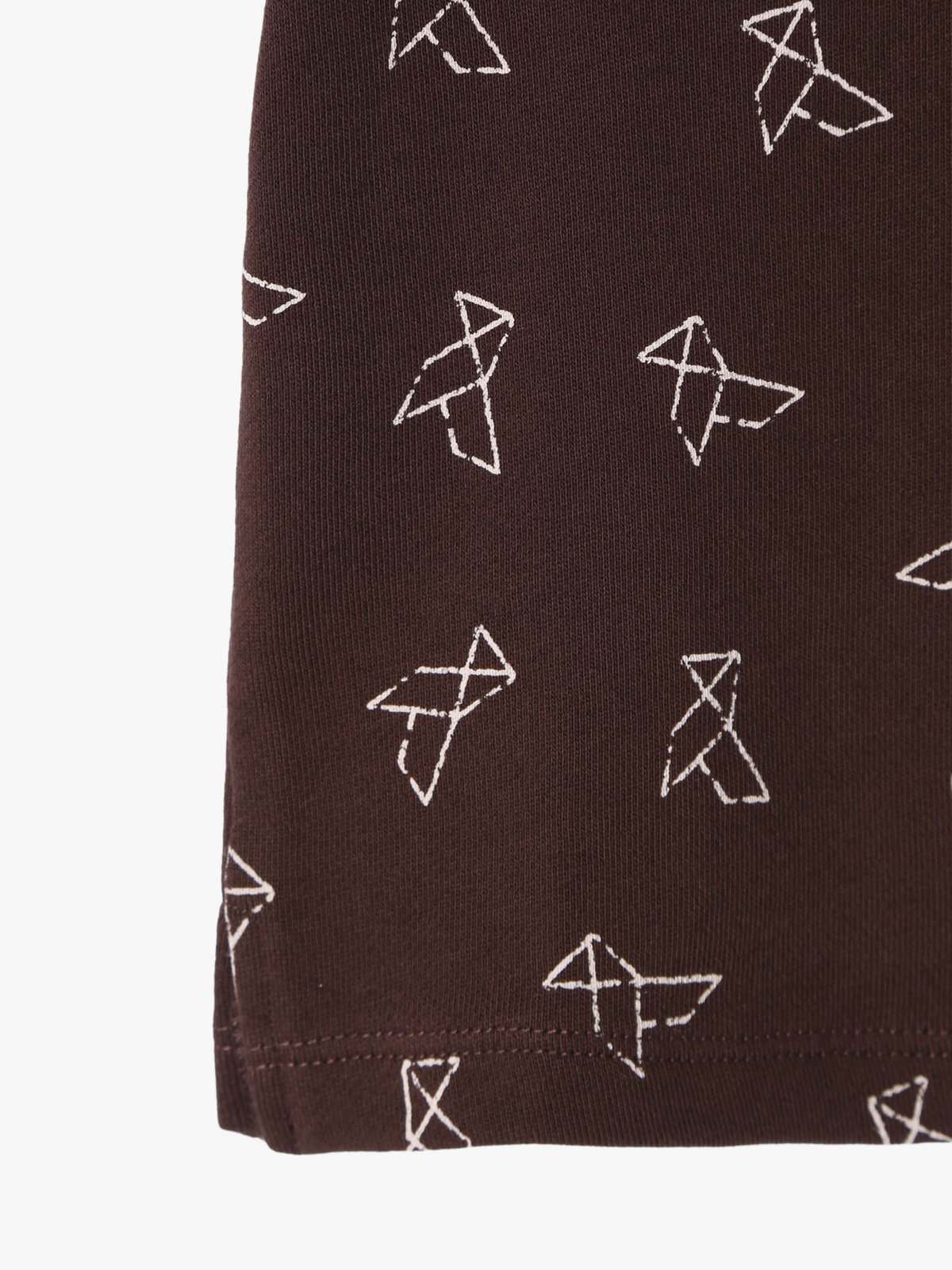 ENFANT ベビー 【Outlet】ベビー プリント コットン 長袖 スウェット ブラウン系その他