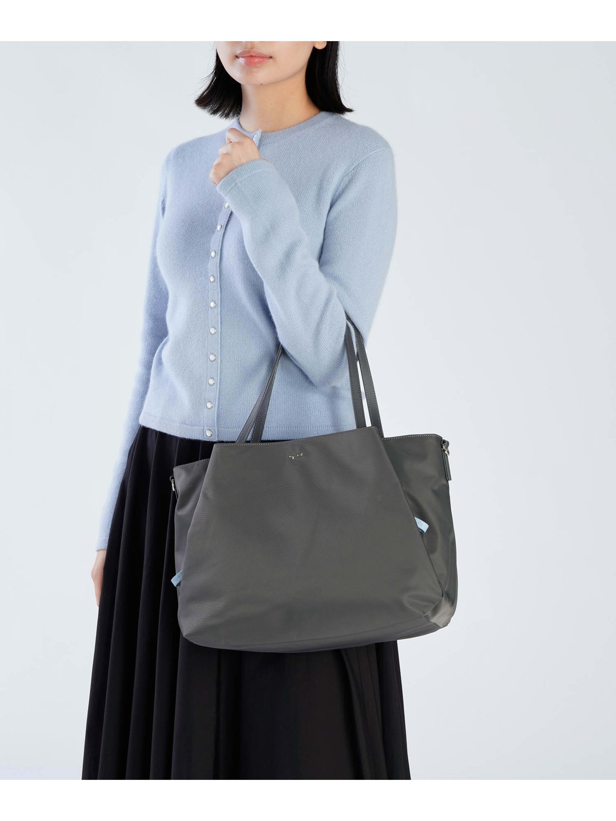 VOYAGE ウィメンズ バッグ＆ウォレット ナイロン ラージ トートバッグ OAS14-01 グレー系その他