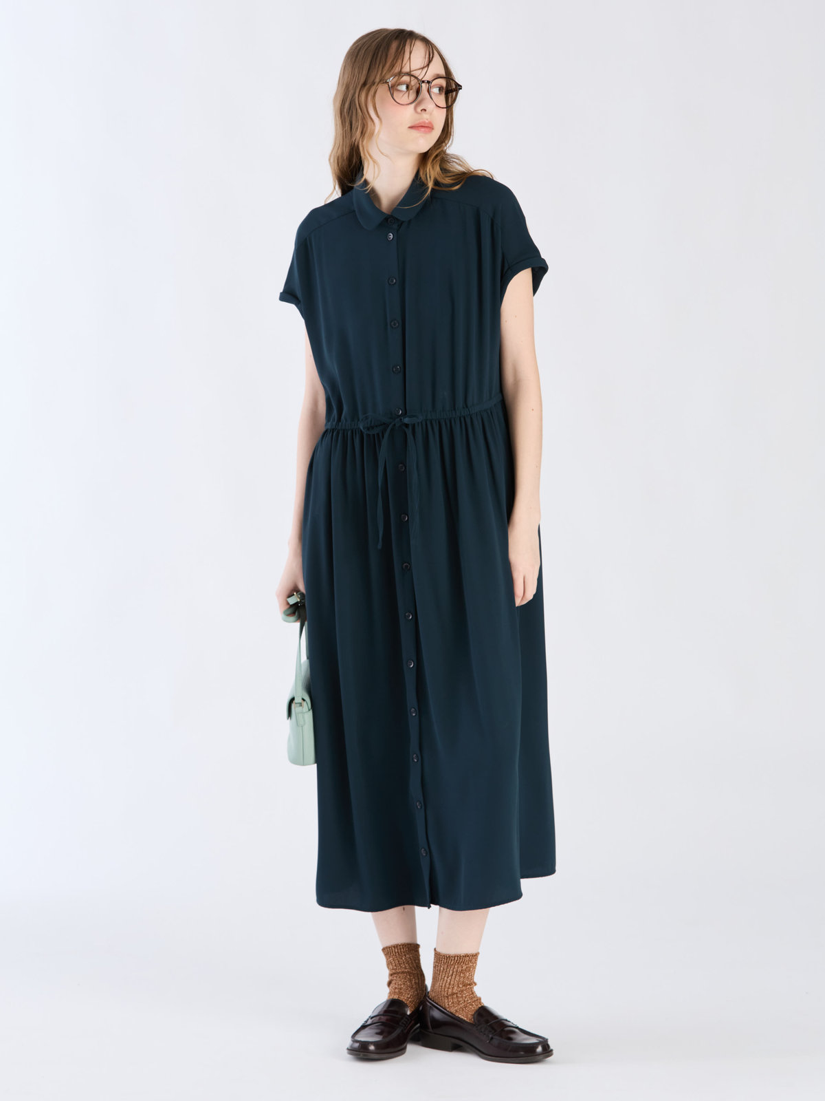 To b. by agnès b. 【Outlet】レディードレスポリエステル ブルー系その他