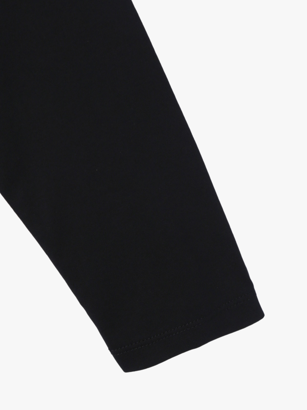 ENFANT ユニセックス キッズ プリント コットン 長袖 Tシャツ "Jeunes garcons" ブラック