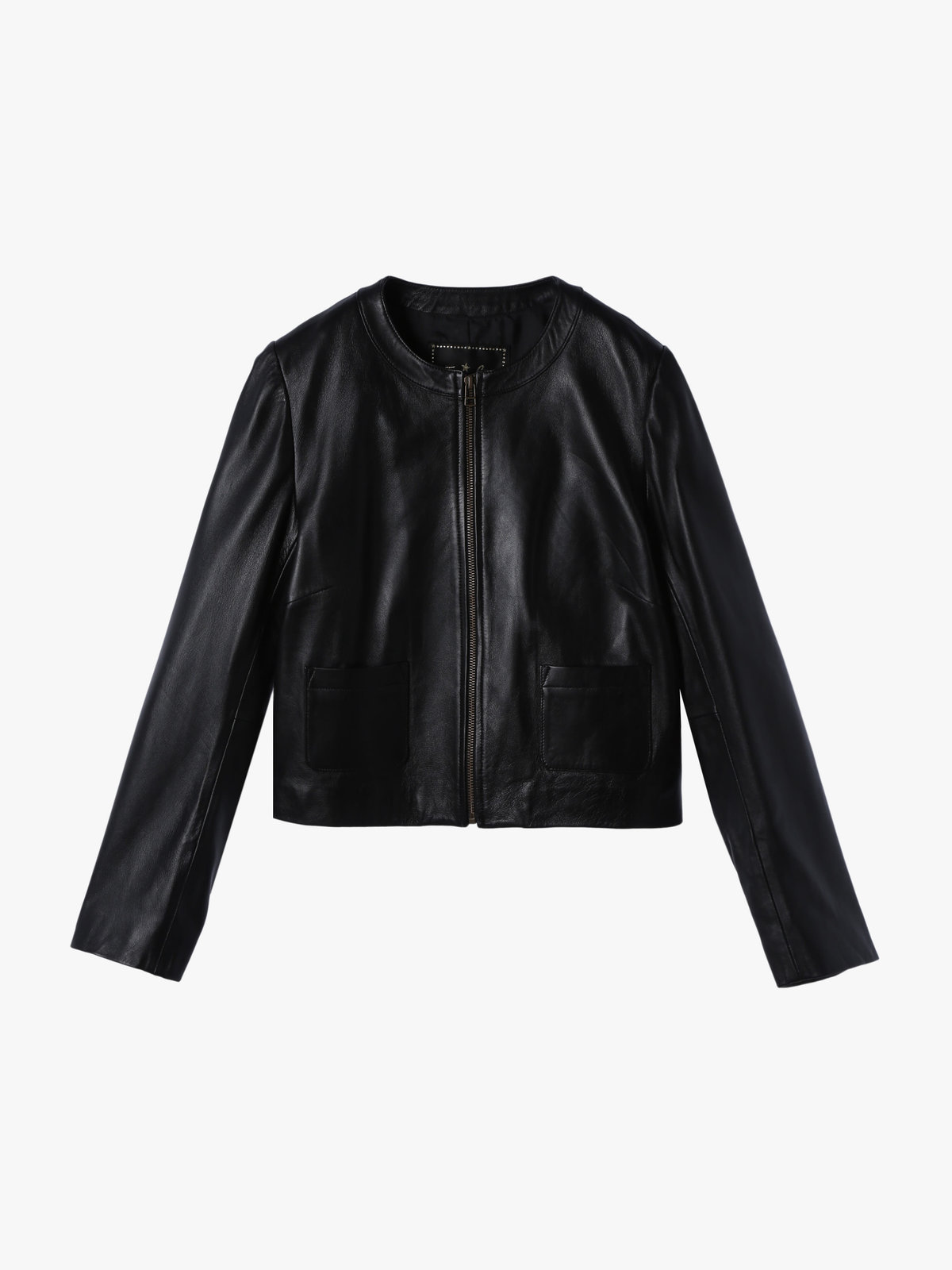 To b. by agnès b. ミニョンジップジャケット ブラック