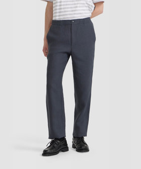 HOMME メンズ メンズ リネン パンツ "Julen" グレー