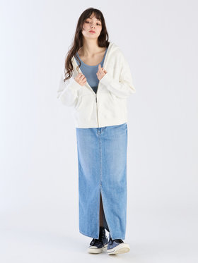 To b. by agnès b. 【Outlet】To b. by agnes b. x RED CARD TOKYO ZIP UP HOODIE ジップアップフーディー オフホワイト