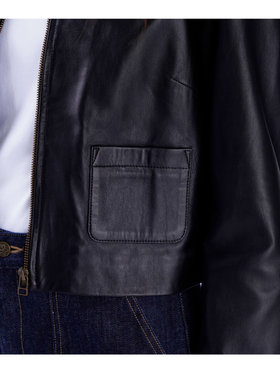 To b. by agnès b. ミニョンジップジャケット ブラック