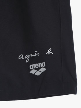 FEMME ウィメンズ agnes b. x arena ショートパンツ ブラック