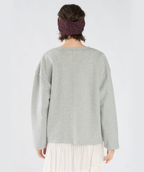 To b. by agnès b. To b. by agnes b.× green label relaxing コットン ビッグカーディガン グレー