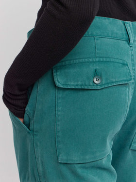 FEMME ウィメンズ コットンギャバジン カーゴパンツ ”Treillis” グリーン系その他