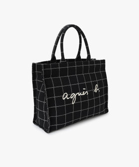 VOYAGE ウィメンズ バッグ＆ウォレット チェック ラージ トートバッグ ZAX03A-02 ブラック