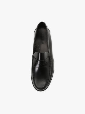 HOMME メンズ メンズ ローファーモカシン ブラック