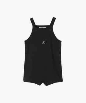 ENFANT ベビー WEB限定 ベビーギフトボックス ロゴボーダーTシャツ・サロペット2点セット ブラック