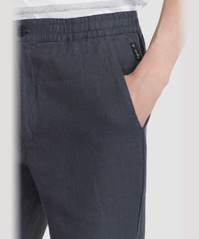 HOMME メンズ メンズ リネン パンツ "Julen" グレー