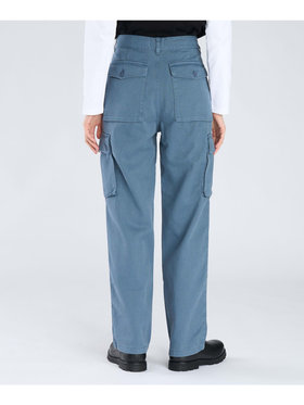 FEMME ウィメンズ コットンギャバジン カーゴパンツ ”Treillis” グレー