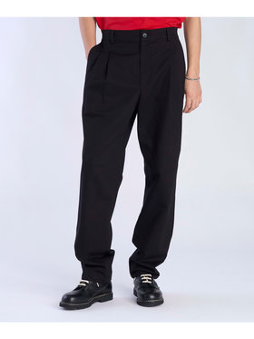 HOMME メンズ メンズ コットン パンツ ブラック