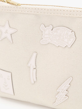 VOYAGE メンズ バッグ＆ウォレット 【Outlet】【ユニセックス】  ポーチ (YAH02-03) ホワイト