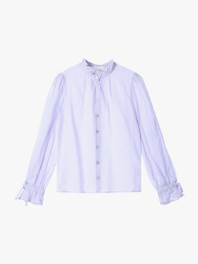 To b. by agnès b. 【Outlet】コットンローンロングブラウス パープル系その他