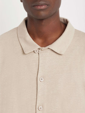 HOMME メンズ JDJ6 CHEMISE ジャージ リネン シャツ ベージュ