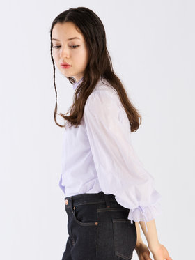 To b. by agnès b. 【Outlet】コットンローンロングブラウス パープル系その他