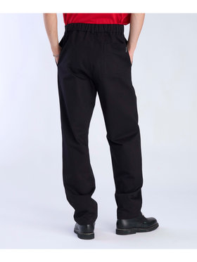 HOMME メンズ メンズ コットン パンツ ブラック