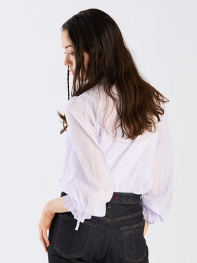 To b. by agnès b. 【Outlet】コットンローンロングブラウス パープル系その他