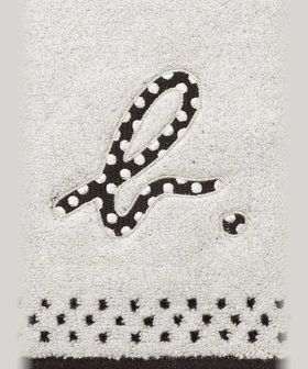 FEMME ウィメンズ "b."ロゴ ドット ハンカチ ホワイト