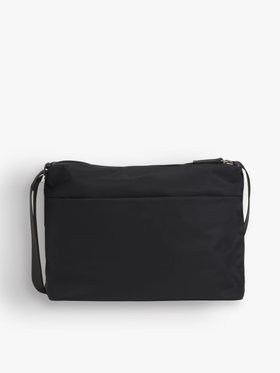 VOYAGE ウィメンズ バッグ＆ウォレット ナイロン スモール ショルダーバッグ "Cecile" NS24-09 ブラック