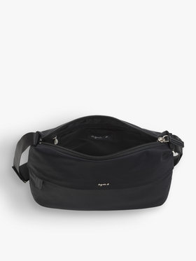 VOYAGE ウィメンズ バッグ＆ウォレット ナイロン スモール ショルダーバッグ "Cecile" NS24-09 ブラック