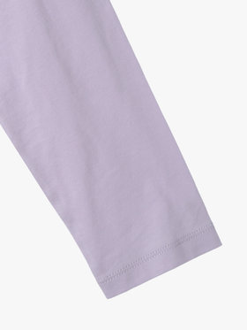 ENFANT ガールズ キッズ ロゴ ハート プリント コットン 長袖 Tシャツ パープル系その他