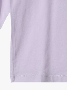 ENFANT ガールズ キッズ ロゴ ハート プリント コットン 長袖 Tシャツ パープル系その他