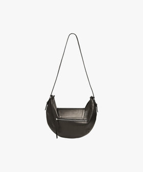 FEMME ウィメンズ ラムスキンレザー ショルダーバッグ "Berenice" ブラック