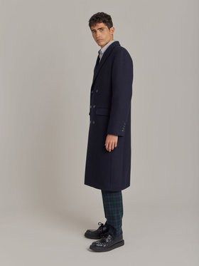 HOMME メンズ 【Outlet】TU74 MANTEAU コート ブルー系その他