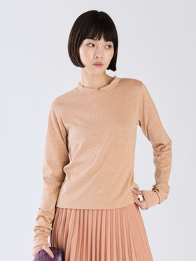 To b. by agnès b. 【Outlet】WW90 TS ラメジャージータートル オレンジ