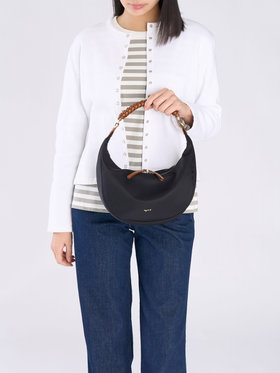 VOYAGE ウィメンズ バッグ＆ウォレット ナイロン 2way ミディアム ショルダーバッグ ”Tsuki” ZAS07-01 ブラウン