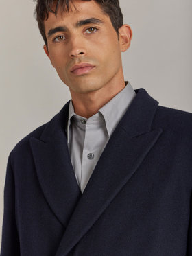 HOMME メンズ 【Outlet】TU74 MANTEAU コート ブルー系その他