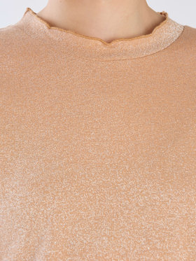 To b. by agnès b. 【Outlet】WW90 TS ラメジャージータートル オレンジ