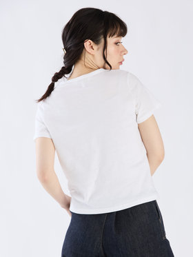 To b. by agnès b. 【Outlet】PARIS TOKYO Tシャツ ホワイト