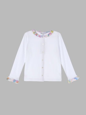 ENFANT ガールズ 【Outlet】IDK3 E CHEMISE キッズ ブラウス ホワイト