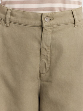 FEMME ウィメンズ コットンギャバジン ストレートパンツ ブラウン系その他