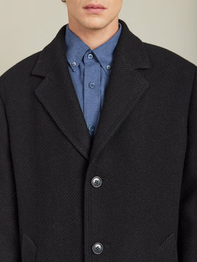 HOMME メンズ TM58 MANTEAU コート ブラック