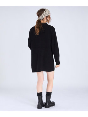 To b. by agnès b. 【Outlet】ボトルネック ニット ワンピース ブラック