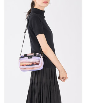 VOYAGE ウィメンズ バッグ＆ウォレット フォトプリント ナイロン 2way ミニ ショルダー "My bag" RAT01R-02 パープル系その他