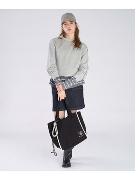 To b. by agnès b. To b. by agnes b.× green label relaxing コットン パイピング トートバッグ ブラック