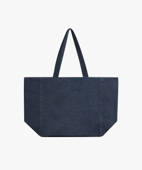 FEMME ウィメンズ プリント コットン キャンバス トートバッグ "Holiday" ブルー