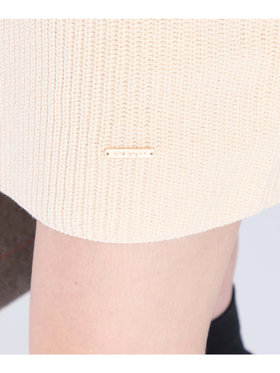 To b. by agnès b. 【Outlet】ボトルネック ニット ワンピース ホワイト