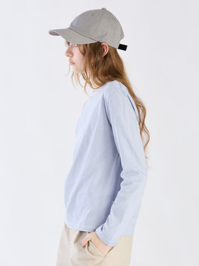 To b. by agnès b. 【Outlet】ボーダーロングスリーブTシャツ ブルー